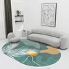 Carpets Creative Oval Carpet Living Room Decoration Tapis de haute qualité pour chambre de décoration de maison tapis salon salon