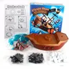Giochi per feste Crafts 1 set pirata Boat Desktop Game Toy Board Board Game Balance Penguin Pirate Ship per il regalo di compleanno per interazioni genitore-figlio T240513