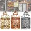 Kerzenhalter dekoratives Teelicht Lantelhänge Lanterneuropäische Style Home Retro Halter Eisen Ornament Vogelkäfigbeschichtung