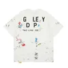 Tasarımcı Lüks Chaopai Klasik El Boyalı Graffiti Yüksek Kaliteli Gömlek Banner Baskılı Erkek ve Kadınların Gevşek Kısa Kollu Trend T-Shirt