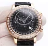 Automatc Menanal Men wrstwatches Superclone 6102 Montres Superclone 5012 Celestial PP Femmes Multifonction volant 6104 Designer Luminous Watch ES E6B1