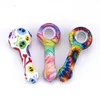 Bong Silicone Hand Multi Designs Water Pipes Tobacco Smoking Pipes Cartoon Figure Dry Herb Portable Unbreakable Dab Rigのマルチデザイン