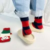 Men's Socks 23SS Designer Trendy Socks Childrens Mid Cap Pure Cotton Spring/Summer Stripes Cute Smiling Face Calf Socks ins