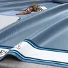 1800D carbon fiber cooling mat for bed ice fiber sleep nude summer mat and pillowcase cooling bed sheet set silk 240513