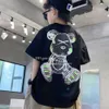 2024 Nieuwe explosieve straatmodieus T-shirt Korte midden- en grote kinderen Top Half MEEVED Summer Fashion Instagram
