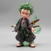 Действие игрушек фигуры One Piece Zoro Figure Action GK Q Версия Portgas D Ace Figure Cowboy Pigturine Anime PVC Модель