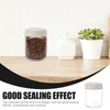 Storage Bottles 2 Pcs Airtight Jars Glass Sealed Grains Kitchen Canisters Food Containers Lids Coffee Bean Dried Fruit Multigrain Tank