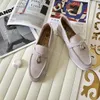 Loro piano ontwerpers schoenen klassieke loafers zomer walk outdoor jurk schoen vrouwen mannen tasman flat hiel lage top luxe suede casual sneakers mocassin slip on carrière