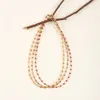 Beaded halsband zmzy fashionabla bohemiska halsband kvinnor smycken naturliga stenhalsband behandling pärlor clavik kedja kristall agat halsband d240514