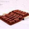 Baking Moulds 26 English Alphabet Letters Chocolate Silicone Mould Cake Mold Candy Fondant Molds Accessories Kitchen