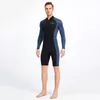 Costumi da bagno femminile abiti da protezione per immersioni in neoprene con uomo con cerniera snorkeling surf sul costume da bagno sport di acqua calda resistente