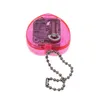 Dekorativa figurer Clockwork Music Box Creative Love Heart Musical Keychain Pendant Funny Gift Souvenir Diy Portable Instrument