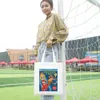 Sublimation White Blank Handbag DIY 35*40Cm Canvas Tote Bag Classic Storage Bags Outdoor Portable Backpack 4966 s