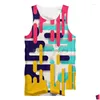 Herentanktops Heren Splash verf Colorf Strikken