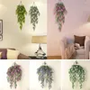 Dekorativa blommor Artificial Fake Flower 1PC Hanging Lavender Wall Vine Rattan Wedding Party Decor Fiori Artificiali Tuin Decoratie