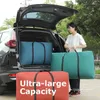 Förvaringspåsar förtjockar bagageväska stor kapacitet rörande garderob fuktsäker arrangör icke-vävt tygkläder täcke damm