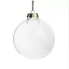 الزجاج الزجاجي Bauble Clear Xmas الزفاف كرات الزفاف 3 80mm عيد الميلاد الحلي الهدية