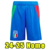 2024 Italia Shorts Soccer Shorts 24 25 Fan Player Versione Verratti Chiesa Gnonto Pantaloni da calcio T Lorenzo Pinamonti Politano Grifo a casa 2025
