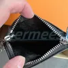 Klassische Geldbörse Designerin Frau Handtasche 7A Qualität schwarzer Münze Geldbeutel Keychain kleine zackige Brieftaschen Leder Luxusschlüssel -Beutel -Karteninhaber Herren Schlüsselbund Mini -Brieftasche mit Kasten