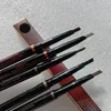 5 Kleur Dubbel eindigde wenkbrauw potlood Waterdicht Make -up Langdurige roteerbare driehoek Eye Brow Tattoo Pen Make -up