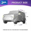 Coperture per auto adatte per Suzuki Jimny 4 porte 2019 2020 2021 2022 2023 e 2024 COPERTURA CORPO AUTO COPERCHIO AUTO COPERCHIO SURPRITURA E COPERTURA DI PROTEZIONE DELLA SNOPE T240509