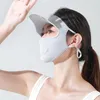 Camas de ciclismo mulheres protetora solar máscara esportes ao ar livre Anti-UV Face respirável Anti-poeira Chapéus de proteção solar para