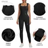 Women's Jumpsuits Rompers Womens one-piece track and field uniform seamless sportswear push ups fitness high waist and tight fitting sportswear WX