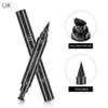 Qic qini kleur dubbele kopafdichting eyeliner pen waterdicht en niet -vlekkende driehoek vleugel staartafdichting eyeliner pen make -up