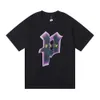 Designer Luxury Purples Classic 2024 Summer Fashion Alphabet Imprimé T-shirt à manches courtes décontractées en coton de haute qualité, Back for Men and Women