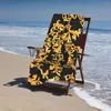 Toalha Luxo Luxo Europeu Floral Floral Beach Golden Praia Personalizada Arte Barroca Microfibra Microfibra Toalhas de Banho