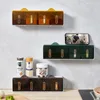 Storage Bottles Kitchen Wall Hanging Draw-out Type Seasoning Box Punch To Receive Suits Sauce Pot Combination