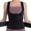 Men's Body Shapers Women Waist Cinchers Slimming Corset Vest Trainer Shapewear Zipper Belt Band Weight Loss Shaper