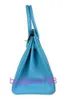 AAbirdkin Delicate Luxury Designer Totes Bag 30 Du Nord Blue Epsom Leather Gold Hardware Women's Handbag Crossbody Bag