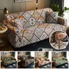 Couvre la chaise Boho Modèle Universal Sofa Cover Dust Proof Scecover pour 1/2/3/4 Seater Stretch Full Wrap Coushion