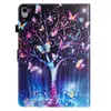 Печать кожаные кошельки для iPad 10.9 5 6 8 9 10,2 10.5 Pro 11 -дюймовый воздух 4 Mini 6 5 4 3 2 1 Butterfly Flower Tree Tree Сова Вольф Кот Шокопомочительный Держатель карты для животных.