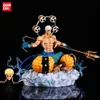 Action Toy Figures One Piece Figures Enel Figure Action Double Head Statue Anime PVC Figurine Modèle Collection Doll Goots Toyants Y240514