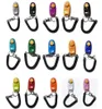 Bärbar justerbar visselpipa nyckelkedja och handledsbandsträning Klickare Multi Color Pet Dog Outdoor Training Clicker Whistle DH06492512889