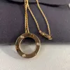 Designer Croitrres Nacklace Simple Set Pendant V Gold High Version Love Series