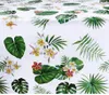 Toalha de mesa Toalhas de luu havaianas para decoração de festa Aloha Tropical Palm Leaves Summer Beach Birthday Supplies