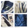 Av Ceketleri Kış ayağa kalk, yaka kalınlaşmış sıcak erkek pilot ceket vintage nakış gündelik gevşek montaj moda beyzbol üniforma
