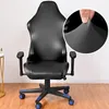 Pokrywa krzesełka PU skórzana okładka gier solidne biurowe fotele sprężyste na krzesła komputerowe wystrój domu