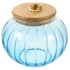 Storage Bottles Glass Jar Clear Food Small Go Containers Lids Snack Little Seal Candy Decorative