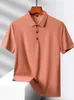 Men Polo Shirt Cool Dunne Summer Oversized 4xl 5xl Plus Mize 2024 Top Kwaliteit Nadeloze mode Korte mouw T-shirt Male 240514