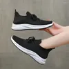 Chaussures décontractées Femmes Flats Lacet-up Trainers White Pink Platform Sneakers Ladies Sock Tenis Feminino Walking