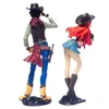 Action Toy Figures 18-20cm Anime Figur One Piece Monkey.D.Luffy Cowboy Luffy Nami PVC Action Figure Collection Model Doll Kid Toy Gift Statue Y240514