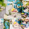 Mimarlık/DIY House Mini DIY Kit Bebek Ev Yapımı ve Birleştirilmiş Ev Ev Kiti Yaratıcı Oda Yatak Odası Dekorasyonu Mobilya Dollhouse