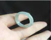 Whole High Quality Natural Burma Jade Ice Ring Jewelry Lucky Exorcise evil spirits Auspicious Amulet Jade Ring Fine Jewelry Y05443287