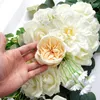 Dekoratif Çiçekler 2pcs Yapay Köşe Üçgen Düğün Kemeri Kiti Parti Töreni Resepsiyon Zemin Dekorasyonu