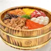 Dijkartikelen sets Sushi Bucket Japanese Decor houten rijst mengen EDO handige containeropslag voor thuis
