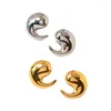 Stud Earrings Bilandi Modern Jewelry Smooth Geometric Metal For Girl Women Party Gifts Cool Trend Ear Accessories